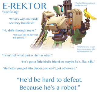 Illustration for article titled Guy's Mom Tries To Describe Overwatch Characters Without Knowing Overwatch